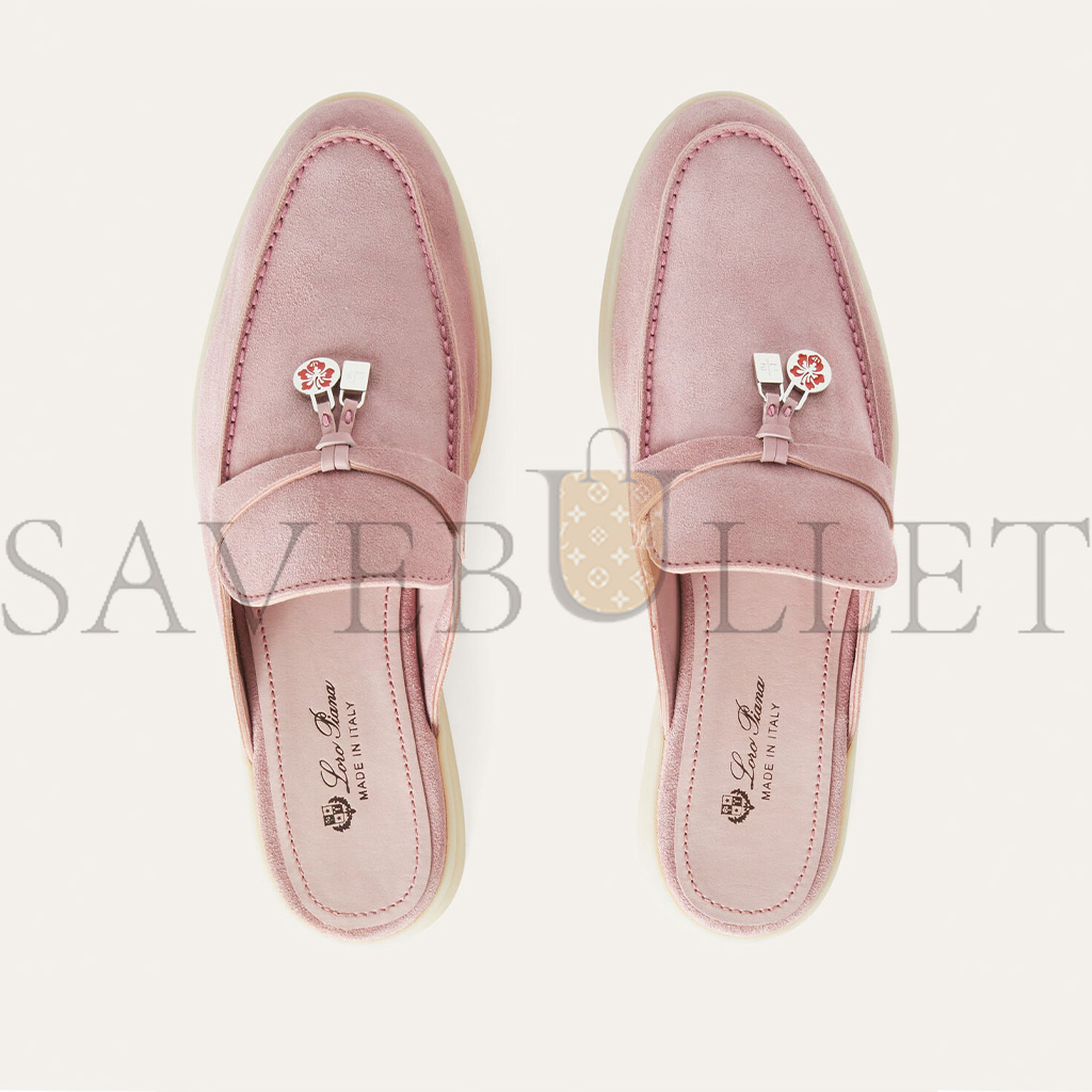 LORO PIANA BABOUCHE CHARMS WALK MOCASSIN SLIPPER FAO2626